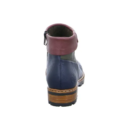 RIEKER Stiefel Blau Lederimitat RIEKER Stiefel Blau Lederimitat