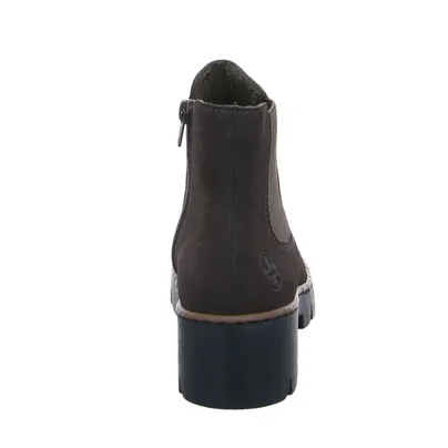 RIEKER Stiefelette Braun Lederimitat RIEKER Stiefelette Braun Lederimitat