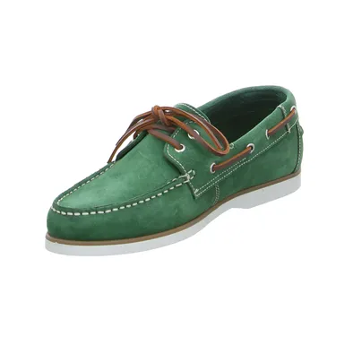 FERNANDO STRAPPA Halbschuh-Dockers Grün Leder 
