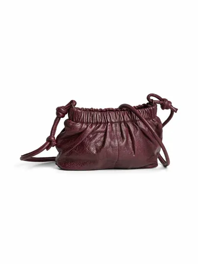 PIECES Beuteltasche Bordeau Leder PIECES Beuteltasche Bordeau Leder