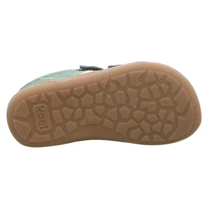 KOEL Kleinkinder-Halbschuh Klett Grün Leder 