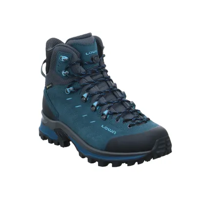 LOWA RANDIR GTX MID WS Wander- Bergschuh Damen Petrol Leder 