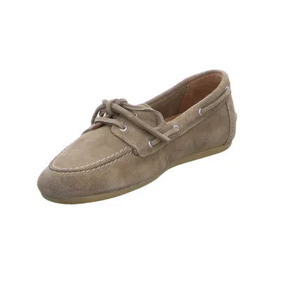 SCHUHENGEL Mokassin Taupe Leder 