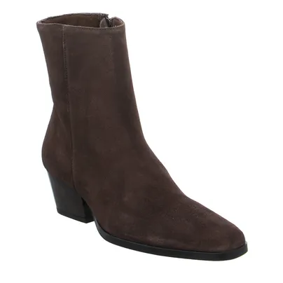 SCHUHENGEL Stiefelette Dunkelbraun Leder SCHUHENGEL Stiefelette Dunkelbraun Leder
