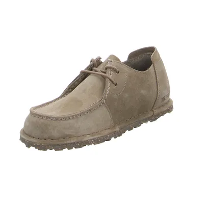 BIRKENSTOCK Schnürschuh Taupe Leder 