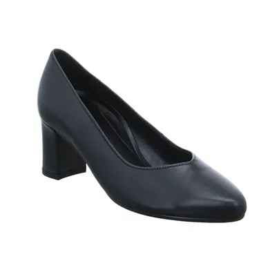 GABOR Pumps Schwarz Leder 