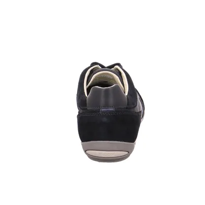 GEOX Halbschuhe Sneaker Blau Leder GEOX Halbschuhe Sneaker Blau Leder