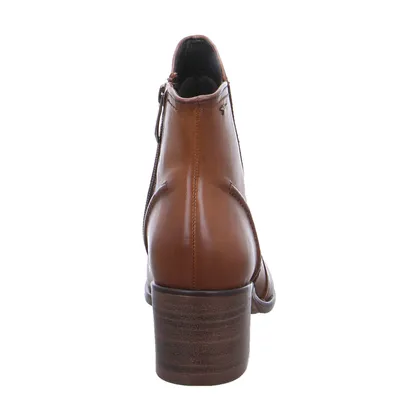 TAMARIS Stiefelette Cognac Leder TAMARIS Stiefelette Cognac Leder