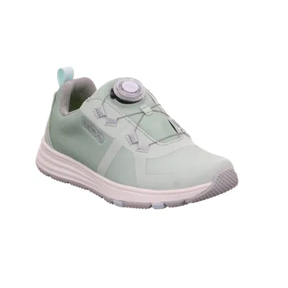 VADO Sneaker Outdoor Mädchen-Halbschuh Klett Pastelgrün Textil 
