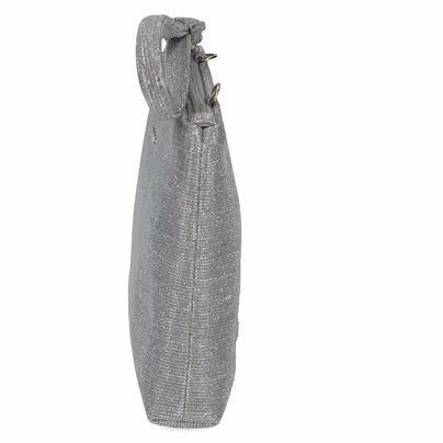 PETER KAISER Clutch / Abendtasche Beige Textil 