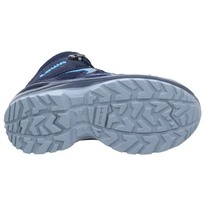LOWA Kinder-Wanderschuhe Blau Lederimitat LOWA Kinder-Wanderschuhe Blau Lederimitat
