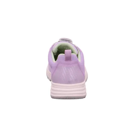 VADO Sneaker Outdoor Mädchen-Halbschuh Klett Flieder Textil 