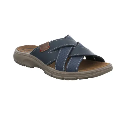 IMAC Offene Schuhe Blau Leder IMAC Offene Schuhe Blau Leder