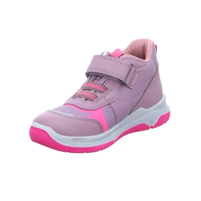 SUPERFIT Kleinkinder-Halbschuh Klett Rosa Textil  Sneaker high 