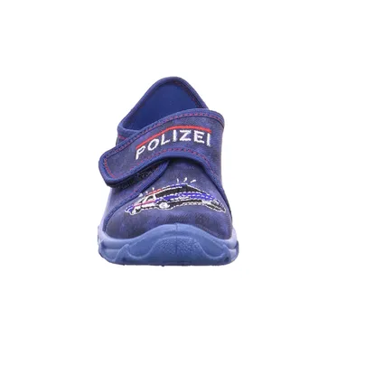 BECK Jungenhausschuh Kinder-Hausschuh Blau Textil BECK Jungenhausschuh Kinder-Hausschuh Blau Textil