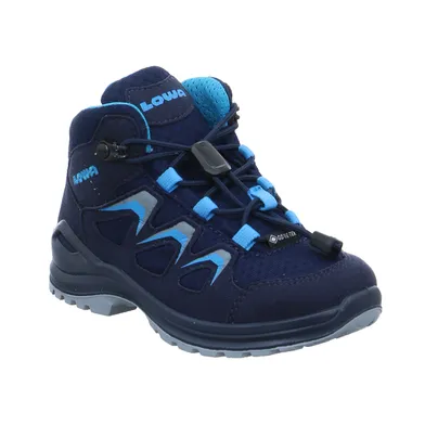 LOWA Kinder-Wanderschuhe Blau Lederimitat LOWA Kinder-Wanderschuhe Blau Lederimitat