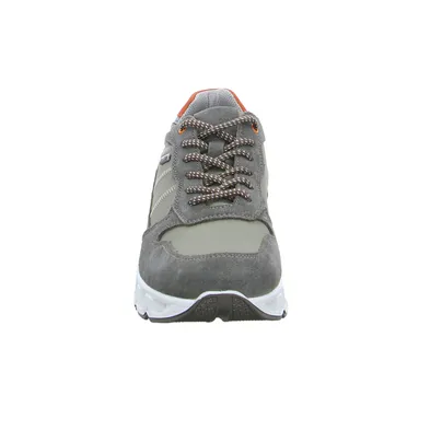 IMAC Halbschuhe Sneaker Stoff Grün Leder IMAC Halbschuhe Sneaker Stoff Grün Leder