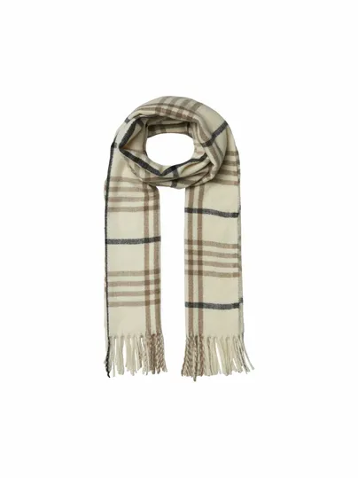 PIECES 190x65cm, Fransen Schal Offwhite Textil PIECES 190x65cm, Fransen Schal Offwhite Textil