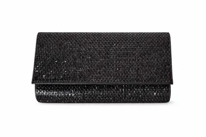 LA STRADA Clutch / Abendtasche Schwarz Synthetik LA STRADA Clutch / Abendtasche Schwarz Synthetik