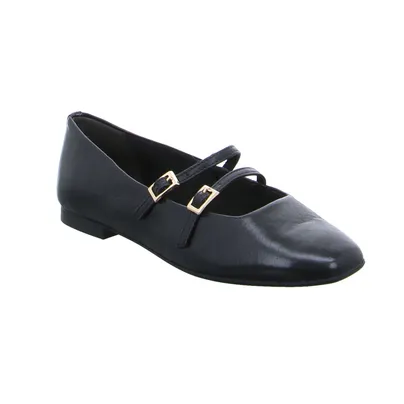 TAMARIS Ballerina Schwarz Leder 