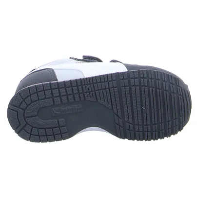 PUMA unisex Sneaker Baby-Sport-Bottine Grau Lederimitat 