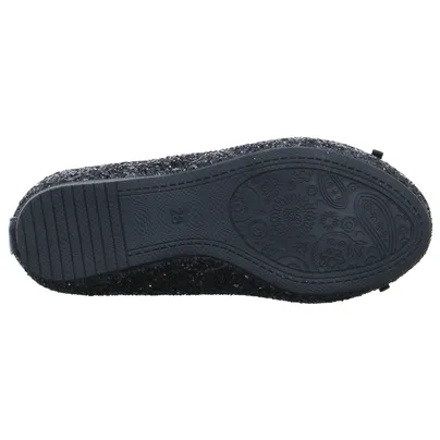 INDIGO Festlicher Schuh Mädchen-Ballerina Schwarz Lederimitat INDIGO Festlicher Schuh Mädchen-Ballerina Schwarz Lederimitat