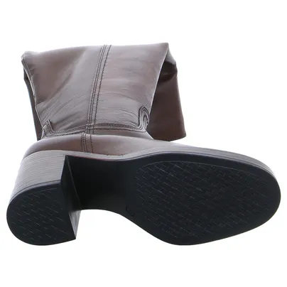 SCHUHENGEL Stiefel Mittelbraun Leder SCHUHENGEL Stiefel Mittelbraun Leder