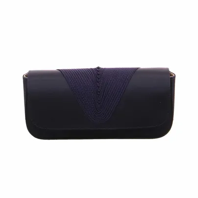 UNISA Clutch / Abendtasche Blau Textil 