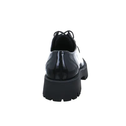 SCHUHENGEL Schnürschuh Schwarz Leder SCHUHENGEL Schnürschuh Schwarz Leder