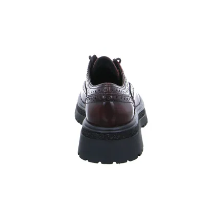 TAMARIS Schnürschuh Bordeau Lederimitat TAMARIS Schnürschuh Bordeau Lederimitat