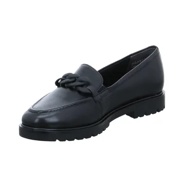 TAMARIS Slipper Schwarz Leder TAMARIS Slipper Schwarz Leder