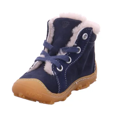PEPINO Bottine Unisex Kleinkinder-Winter-Bottine Blau Leder PEPINO Bottine Unisex Kleinkinder-Winter-Bottine Blau Leder