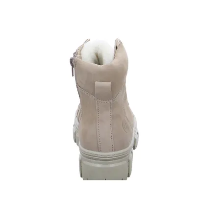 SCHUHENGEL Boot Taupe Leder SCHUHENGEL Boot Taupe Leder
