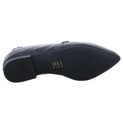 SCHUHENGEL Slipper Schwarz Leder 