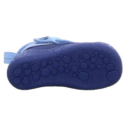 AFFENZAHN Komfortschuh Kleinkinder-Winter-Bottine Blau Textil AFFENZAHN Komfortschuh Kleinkinder-Winter-Bottine Blau Textil