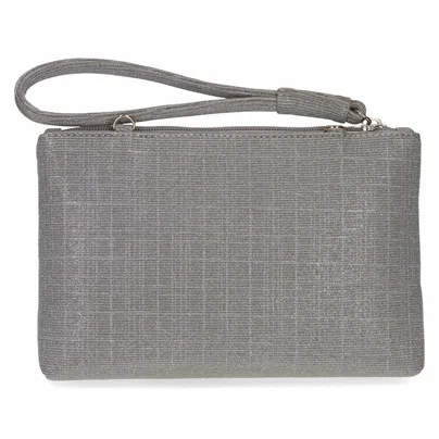 PETER KAISER Clutch / Abendtasche Beige Textil 
