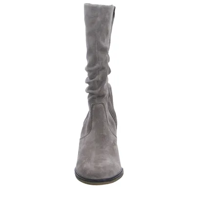 GABOR Stiefel Taupe Leder 