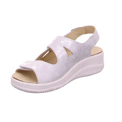 COMFORT LOVER Comfort-Sandalette Weiss Leder COMFORT LOVER Comfort-Sandalette Weiss Leder