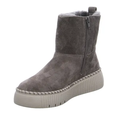 GABOR Boot Grau Leder GABOR Boot Grau Leder