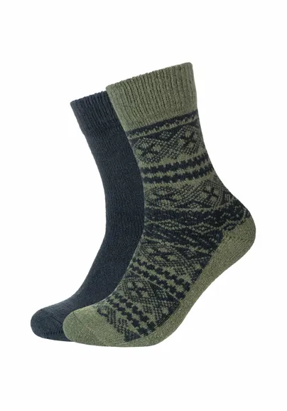 CAMANO softtouch 2-ER Pack Freizeitsocken Olive Textil CAMANO softtouch 2-ER Pack Freizeitsocken Olive Textil