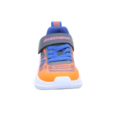 SKECHERS Sneaker Jungen-Halbschuh Klett Orange Textil 