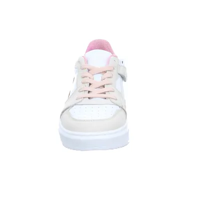 GATTINO Sneaker Mädchen-Halbschuh Binder Weiss Leder 