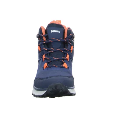 MEINDL mit Gore Tex Kinder-Wanderschuhe Blau Lederimitat MEINDL mit Gore Tex Kinder-Wanderschuhe Blau Lederimitat