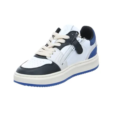 GATTINO Sneaker Kleinkinder-Halbschuh Binder Blau Leder GATTINO Sneaker Kleinkinder-Halbschuh Binder Blau Leder
