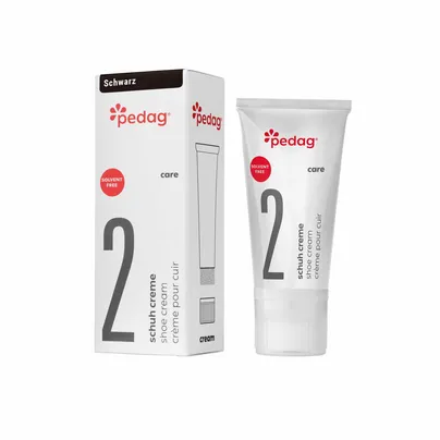 PEDAG Schuh Creme Pflegemittel Schwarz - 