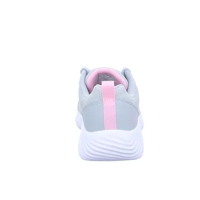 SKECHERS Sneaker Mädchen-Halbschuh Binder Grau Textil 