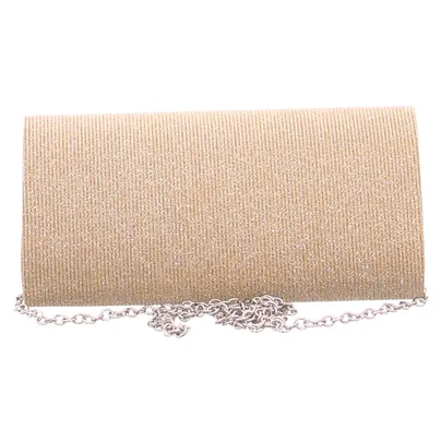 * Clutch / Abendtasche Gold Textil 