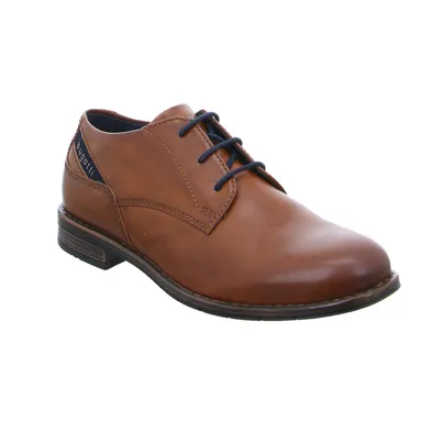BUGATTI SHOES Halbschuh-City Cognac Lederimitat 