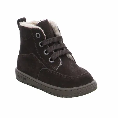 SHOESME Winter Boot Kleinkinder-Winter-Bottine Dunkelbraun Leder SHOESME Winter Boot Kleinkinder-Winter-Bottine Dunkelbraun Leder