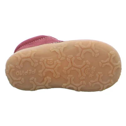 PEPINO Bottine Unisex Lauflernschuh Dunkelrot Leder 